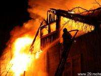 В Каргопольском районе в пожаре погиб пенсионер 