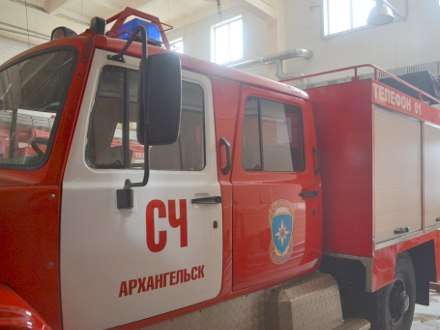 Немецкие пожарные приехали в Архангельск посмотреть на работу своих российских коллег