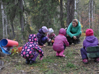 Ученики воскресной школы Никольского храма Северодвинска начали учебный год в лесу