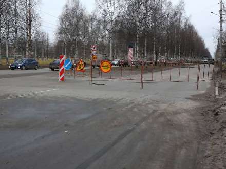 Завершить восстановление дорожного полотна на улице Гагарина в Архангельске планируют уже сегодня