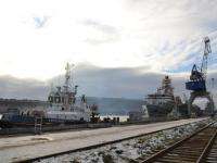В Северодвинске новый морской транспорт вооружения готовится к ходовым испытаниям в Белом море 