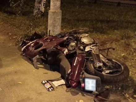 В Северодвинске погиб 52-летний водитель мотоцикла