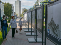 В Архангельске открылась уличная фотовыставка, посвященная юбилею "Дервиша"