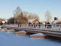 Под Каргополем построили мост в 1049-летней деревне