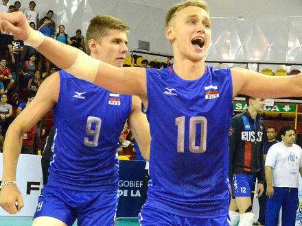 Сборная России одержала победу в четвертьфинале юниорского Чемпионата мира по волейболу
