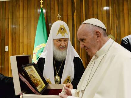 На Кубе завершилась первая в истории встреча патриарха Московского и всея Руси и Папы Римского