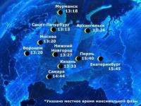 Архангельск увидит почти полное солнечное затмение