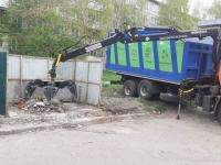 Ломовозы «Экоинтегратора» вывозят строительный мусор с площадок Архангельска