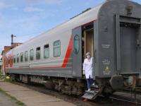 Антиковидный поезд отправился в гастроли по Архангельской области