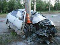 В Архангельске водитель без прав и на чужой машине разбился насмерть