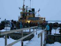 В Архангельске открыта ледовая переправа на остров Хабарка