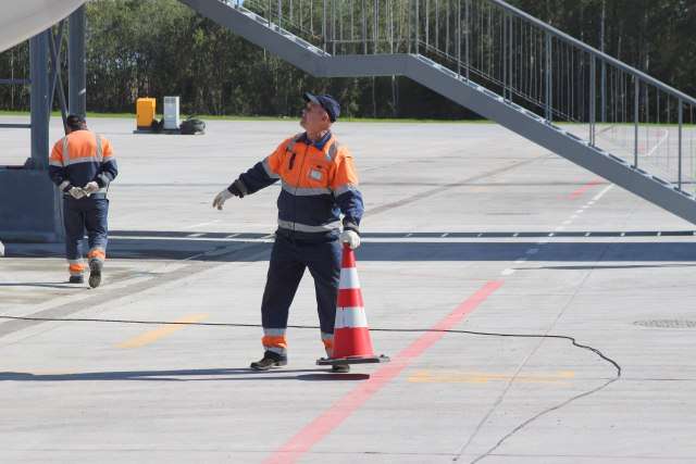 В Архангельске завершилась реконструкция перрона международного аэропорта 