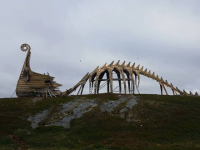 Архангельские архитекторы возвели в Норвегии огромную скульптуру