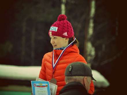 Светлана Заборская – победительница первенства России по лыжным гонкам
