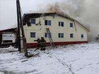 Гостиница в Шенкурске выгорела полностью