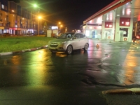 В Северодвинске водитель сбил работника заправки