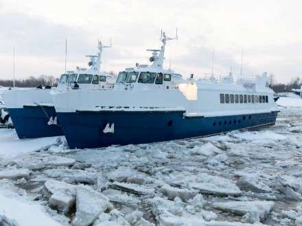 В Архангельске прошли испытания судов ледового класса для пассажирских перевозок