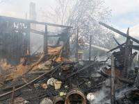 Рядом с древним бастионом в Архангельске сгорел частный дом
