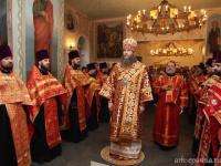 Митрополит Даниил совершил Великую вечерню в Ильинском кафедральном соборе