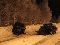 В Северодвинске столкнулись BMW-520 и Volkswagen Passat: один человек погиб, двое травмированы