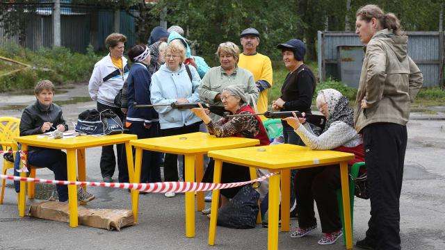 В Архангельске прошли соревнования среди людей с ограниченными возможностями