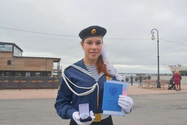 В Архангельском морском кадетском корпусе состоялся второй выпуск курсантов 