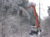 В Онежском районе восстанавливают нарушенное электроснабжение