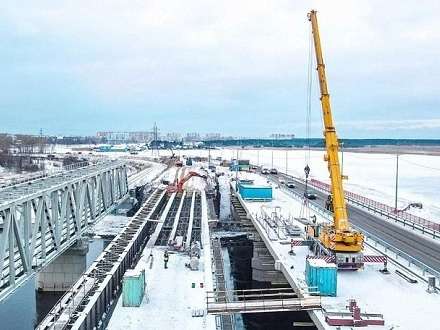 В Северодвинске продолжают обустраивать мост на Ягры