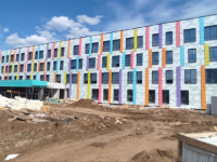 В Котласе строят новый корпус детской городской поликлиники