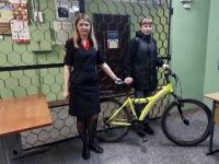 Полицейские Плесецка отыскали похищенный у женщины велосипед