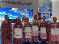 На выставке «Россия» показали Виноградовский округ и Коряжму