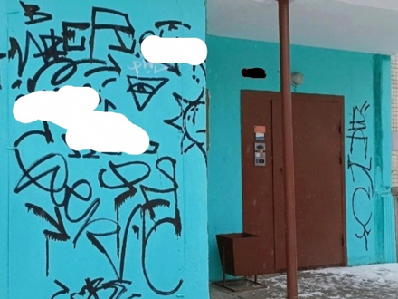 В Архангельске поймали любителя настенной живописи