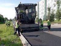 На Октябрьской в Северодвинске продолжается дорожный ремонт