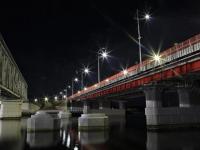 В Северодвинске на Ягринском мосту заработали фонари
