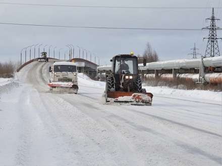Дороги в Северодвинске пришлось чистить по два-три раза