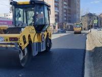 В Архангельске продолжили плановый ремонт проспекта Ломоносова