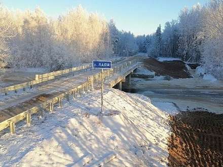 К северу от Архангельска завершили капремонт моста-старожила